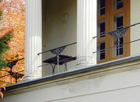 Villa Persius - Flächenabdichtung unter historischem Balkonbelag